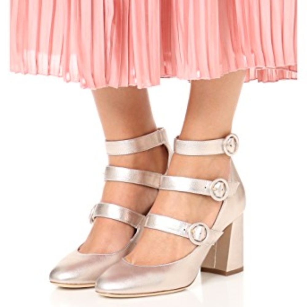 Club Monaco Yullia Pumps, Metallic Gold, 7